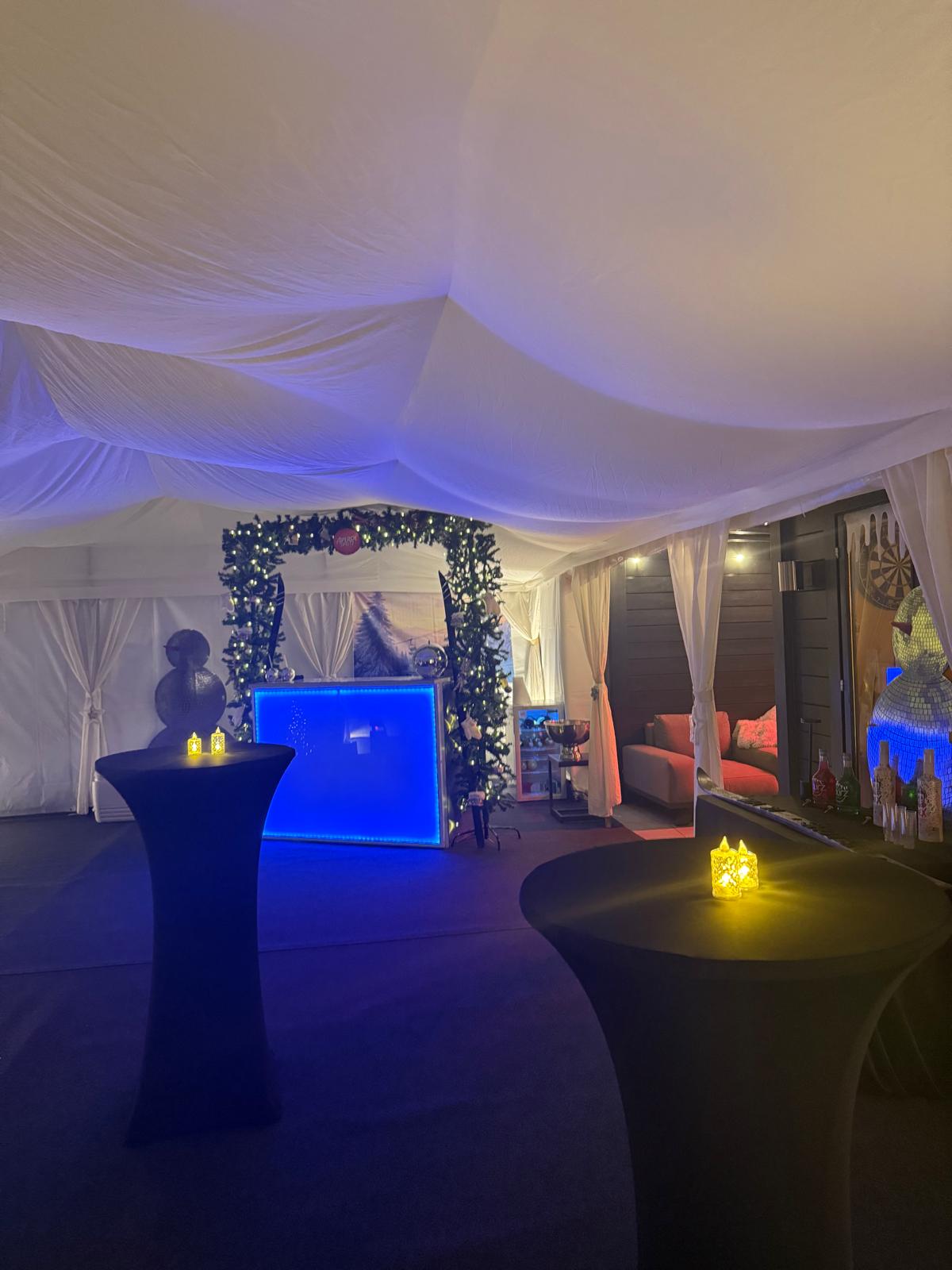 Great Idea For A Marquee Party - Posh Garden Marquee Hire